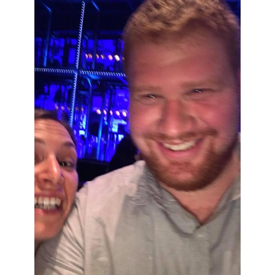 We saw Beautiful on Broadway and even after someone got kicked out of the theater for taking a photo we managed to sneak one in.