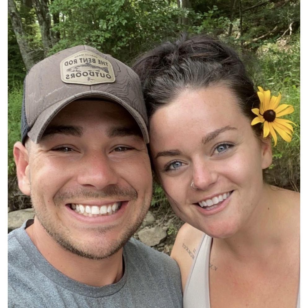 A picture from part #2 of our first date <3 We went for a hike and then Kerri whooped Troy's but in a game of mini-golf.