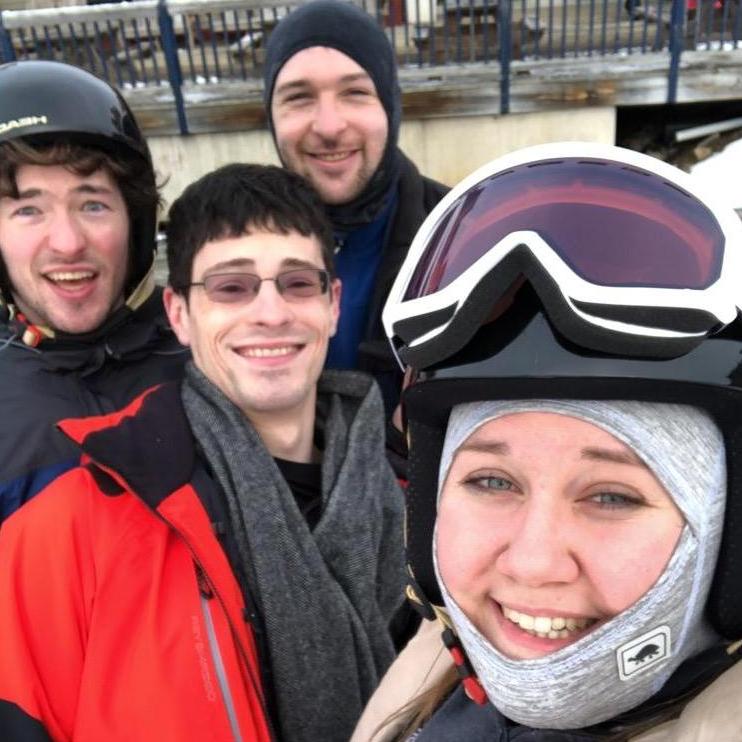 Skiing in Wachussett, MA with Mark & Matt