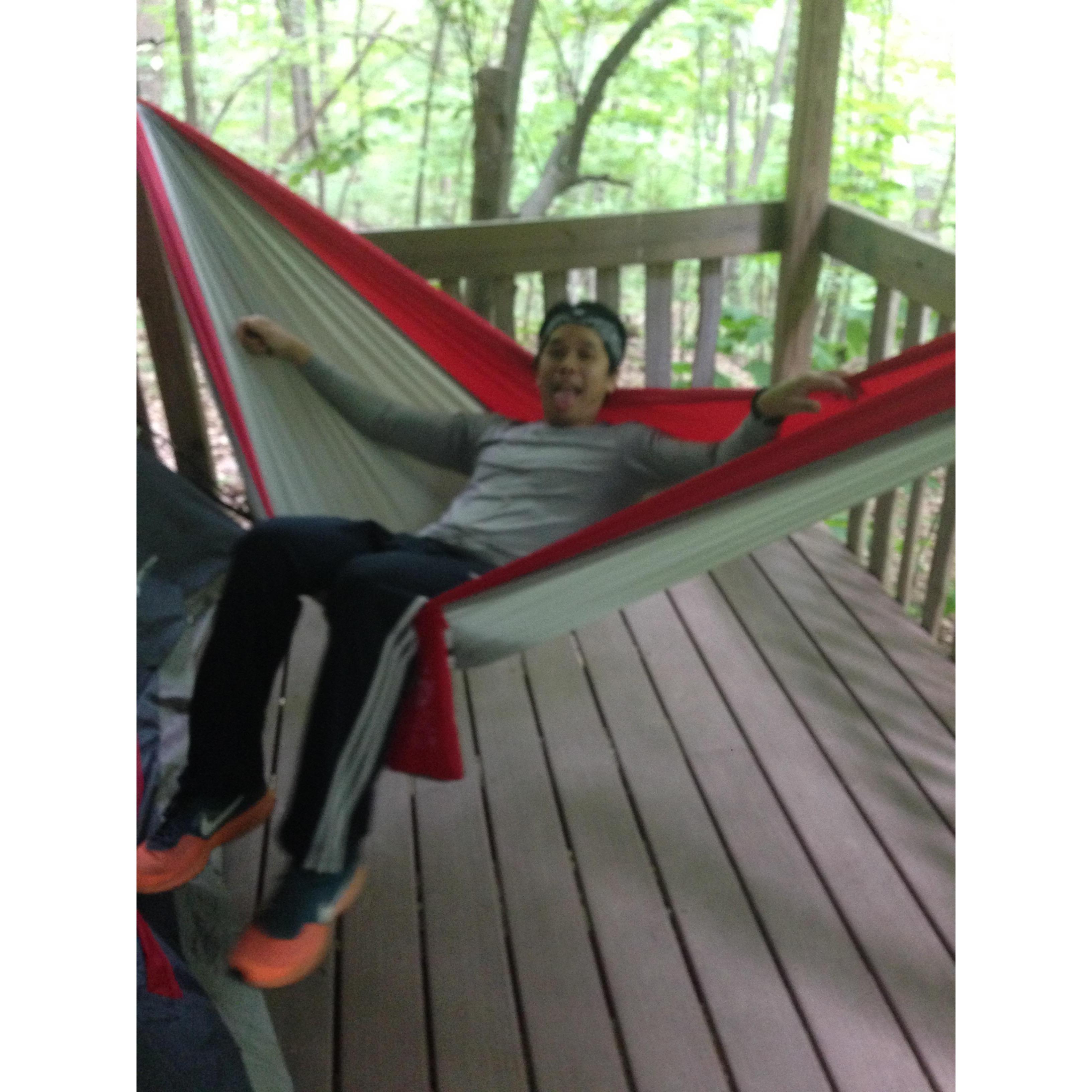 Kent's first camping trip!