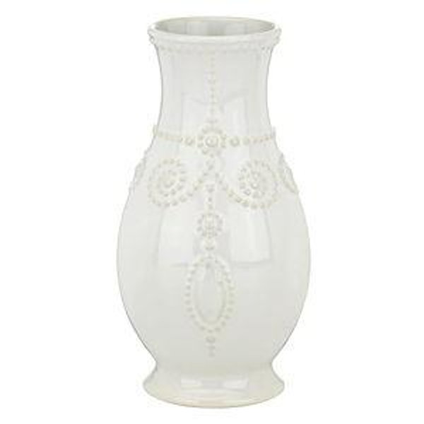 Lenox 858819 French Perle White 8" Fluted Vase