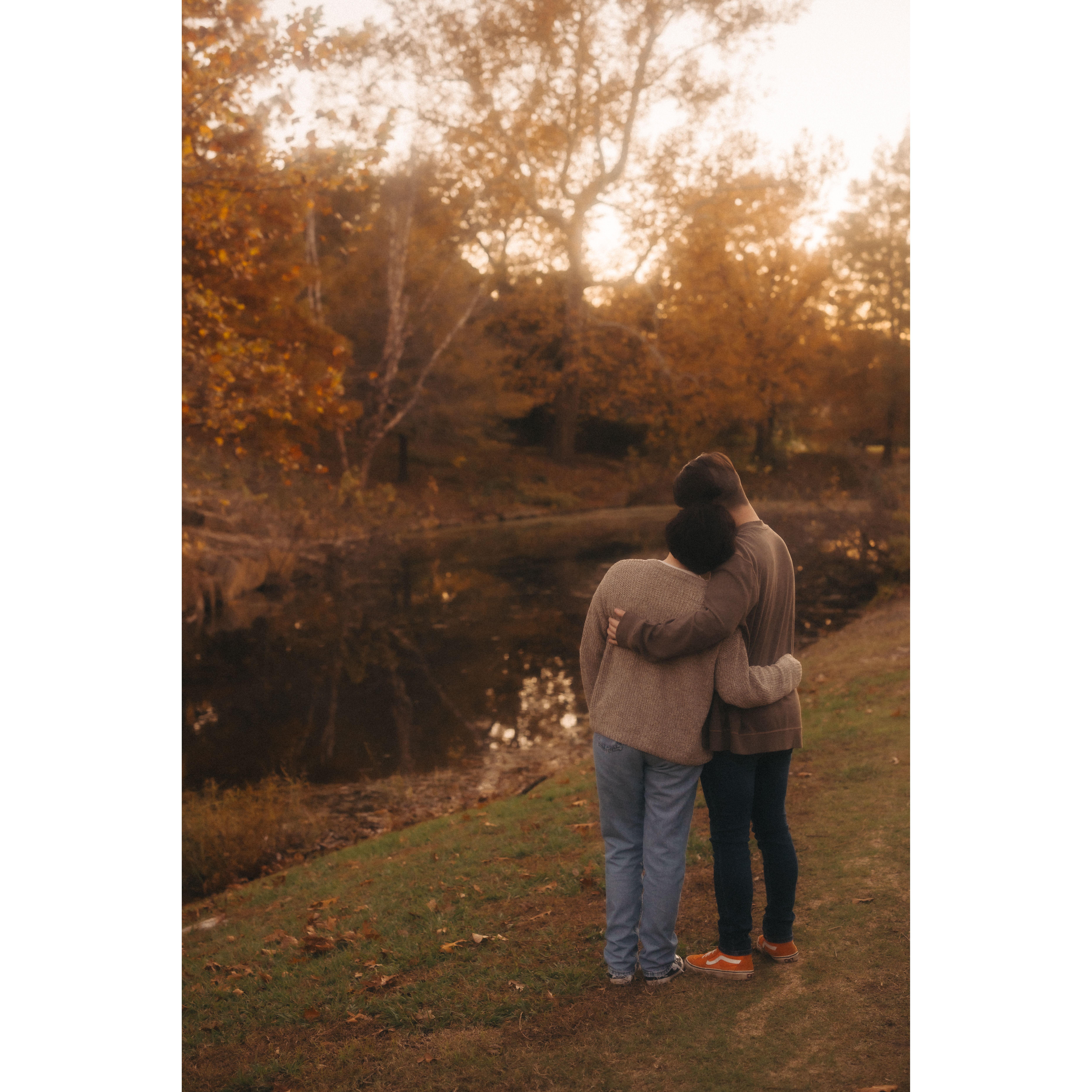 What a cool looking pond.