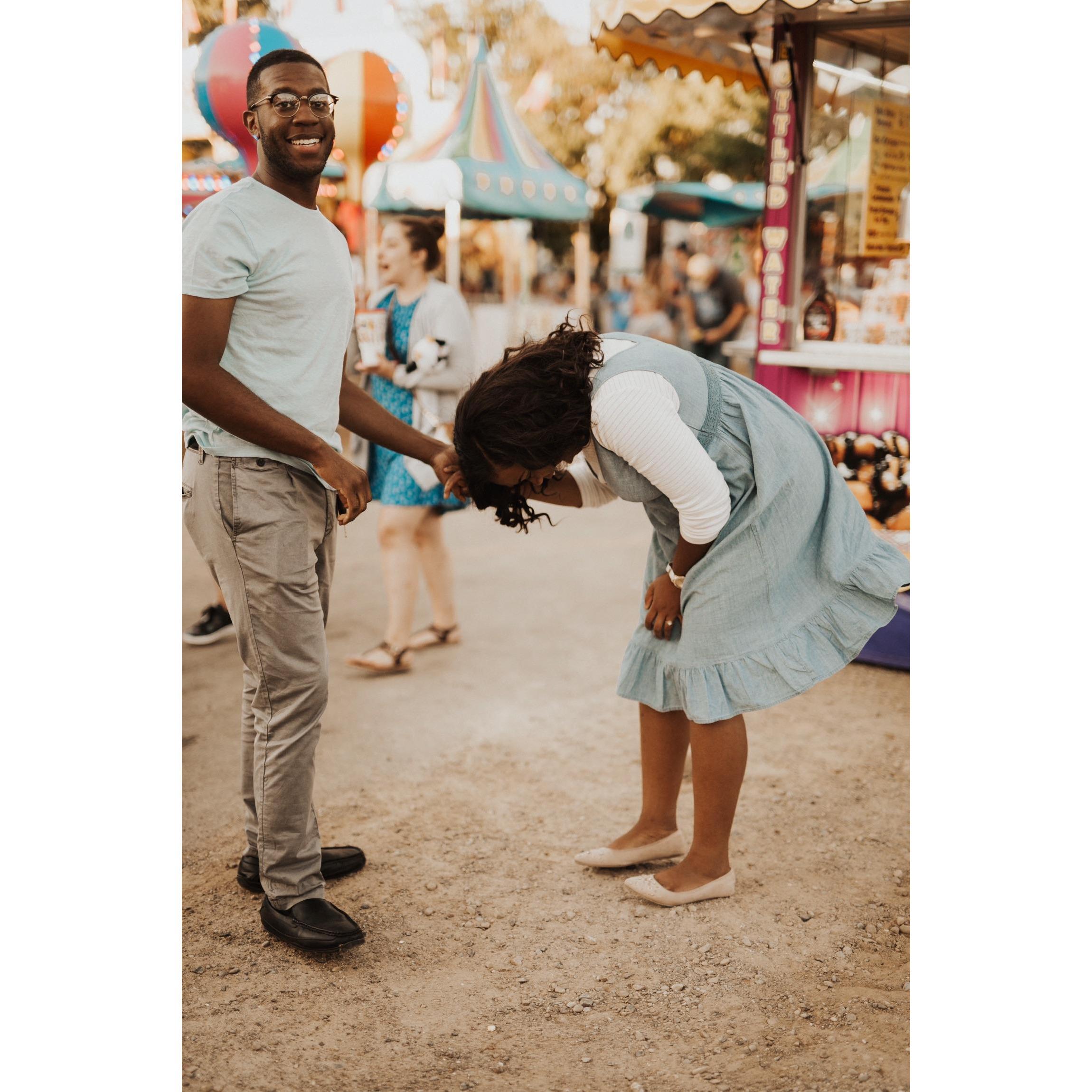 Anthony and I in a nutshell! I'm usually laughing while he's still trying to figure out why.
