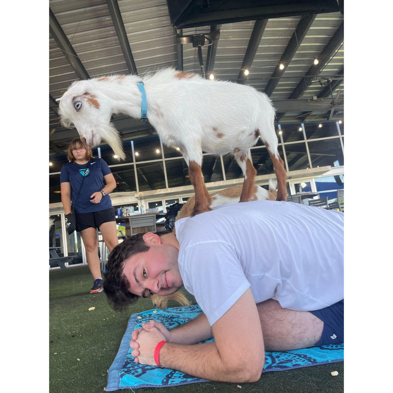 The day Spencer asked Katie if she'd "goat out with" him... Katie thought he was kidding