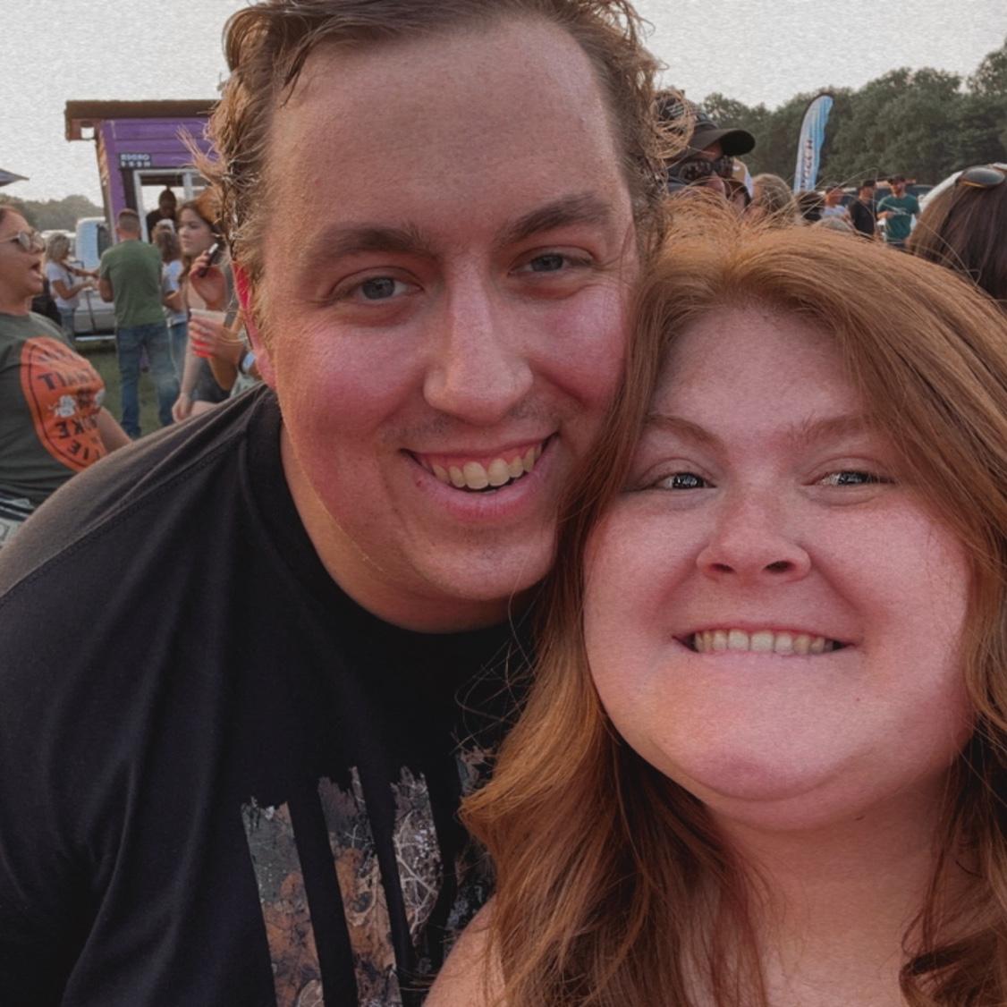 Date night at a farm concert