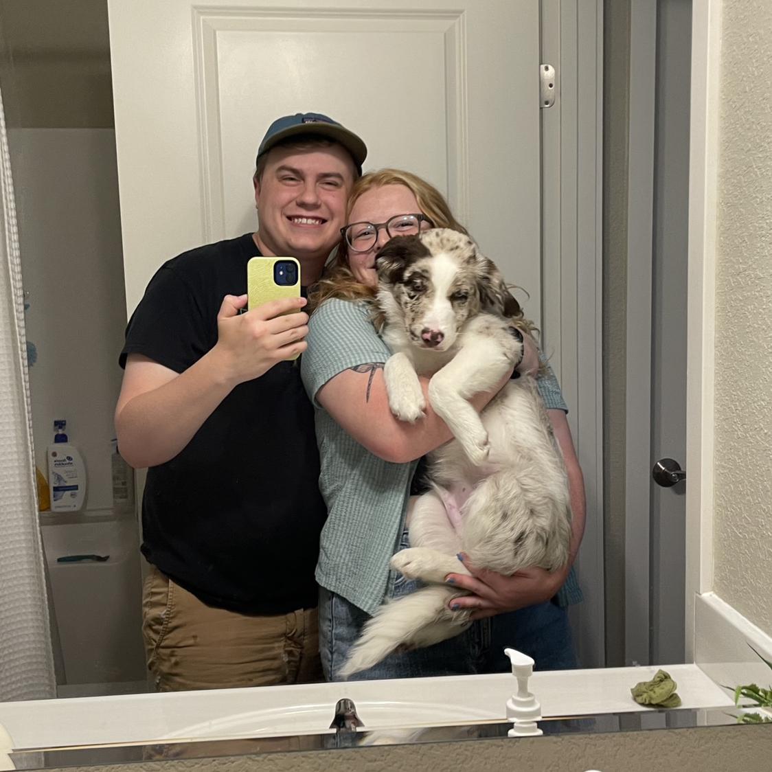 Watching our puppy grow