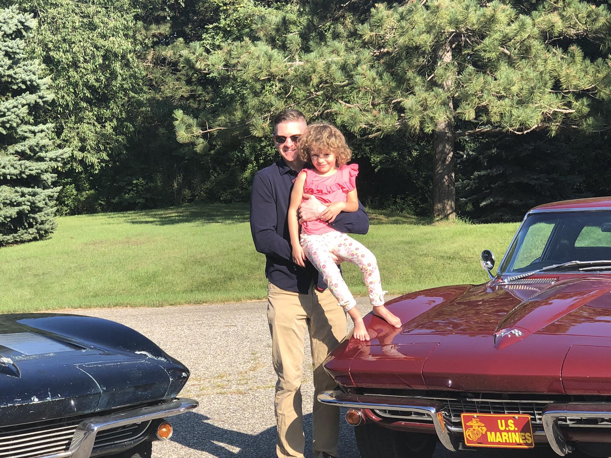 September 6, 2020: Alyssa and Keira visit John’s family and the corvettes in Michigan for Labor Day weekend