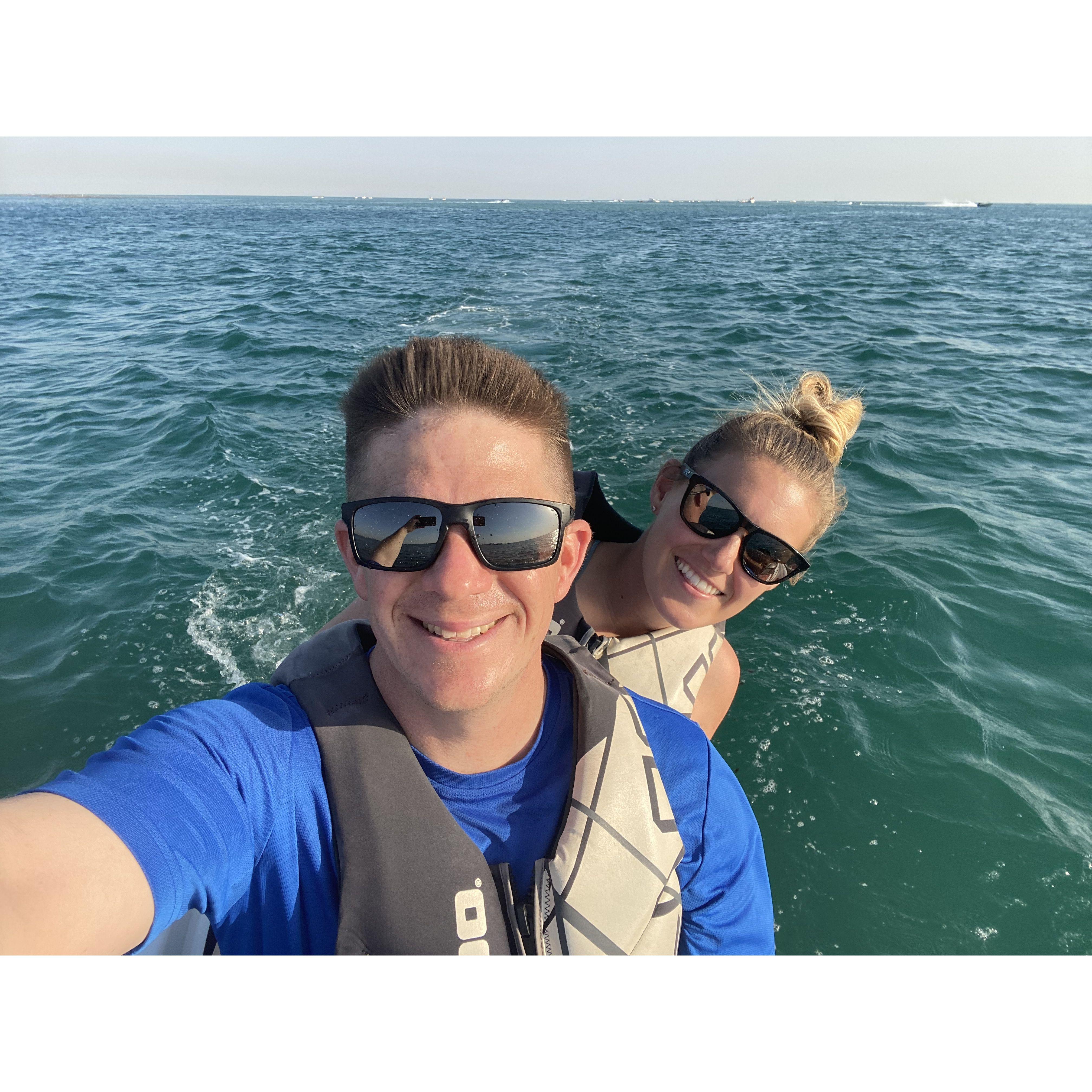 Jet skiing in Bahrain