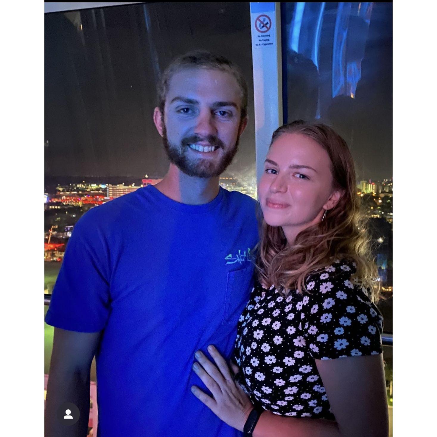 We went to Icon Park in Orlando with Fred's parents to go on the 400 ft high ferris wheel.