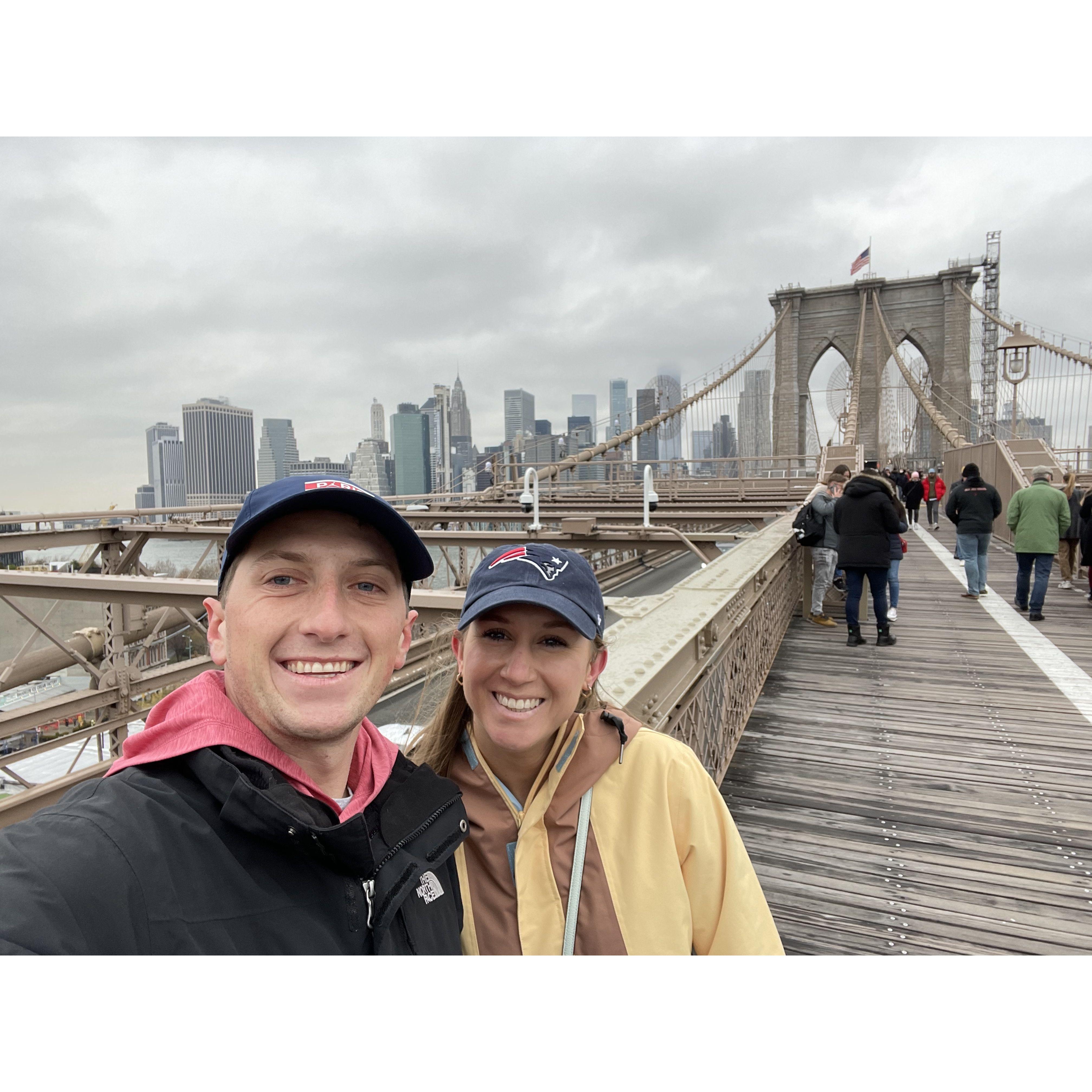 Winter '21 at the Brooklyn Bridge
