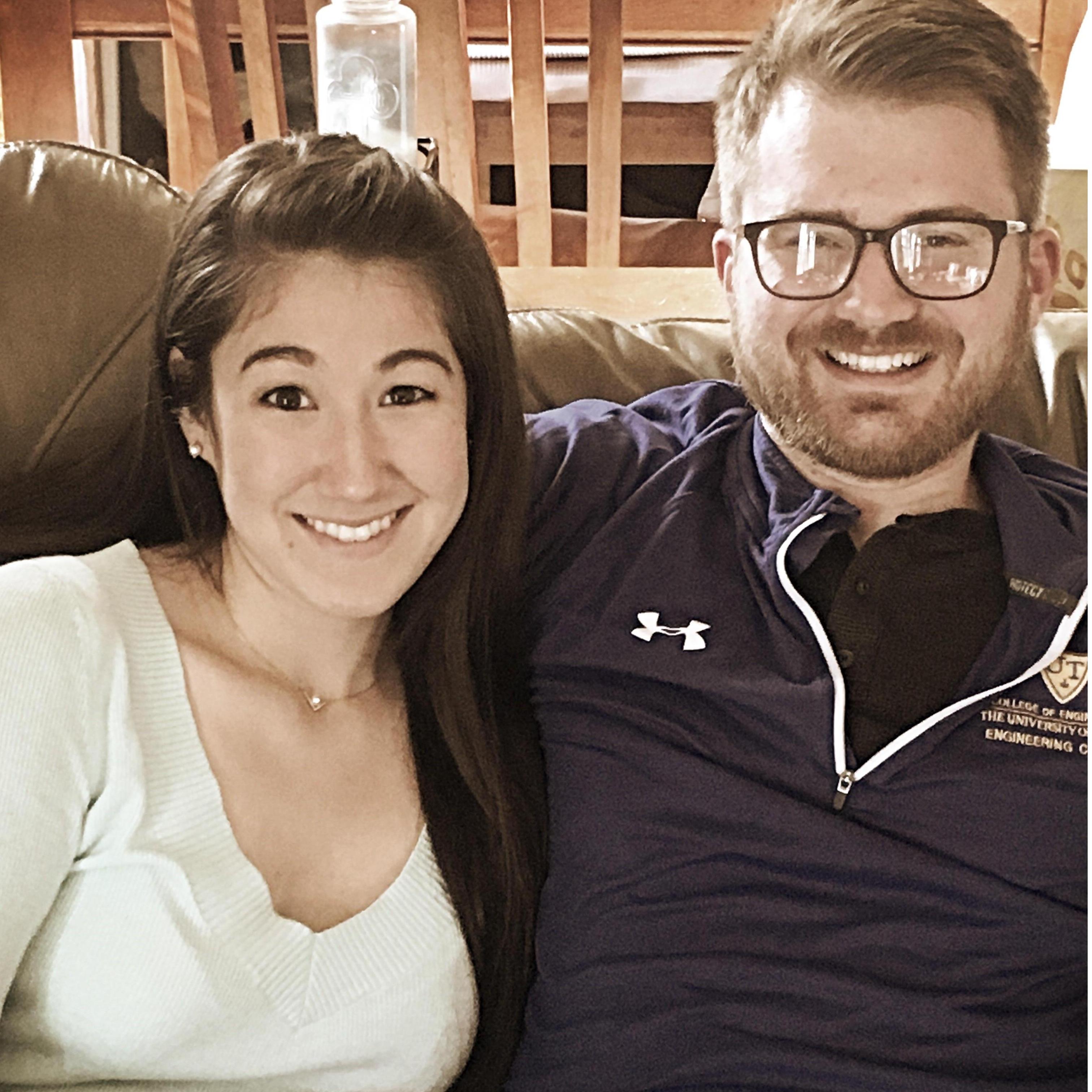 We celebrated our first Thanksgiving as a couple in Cincinnati in November 2018.