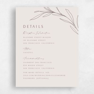 Light Greige, Beige Wedding Enclosure - Avila