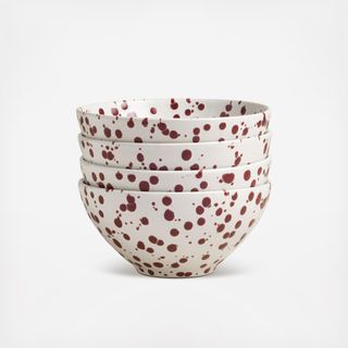 Splatter Small Bowl, Set of 4