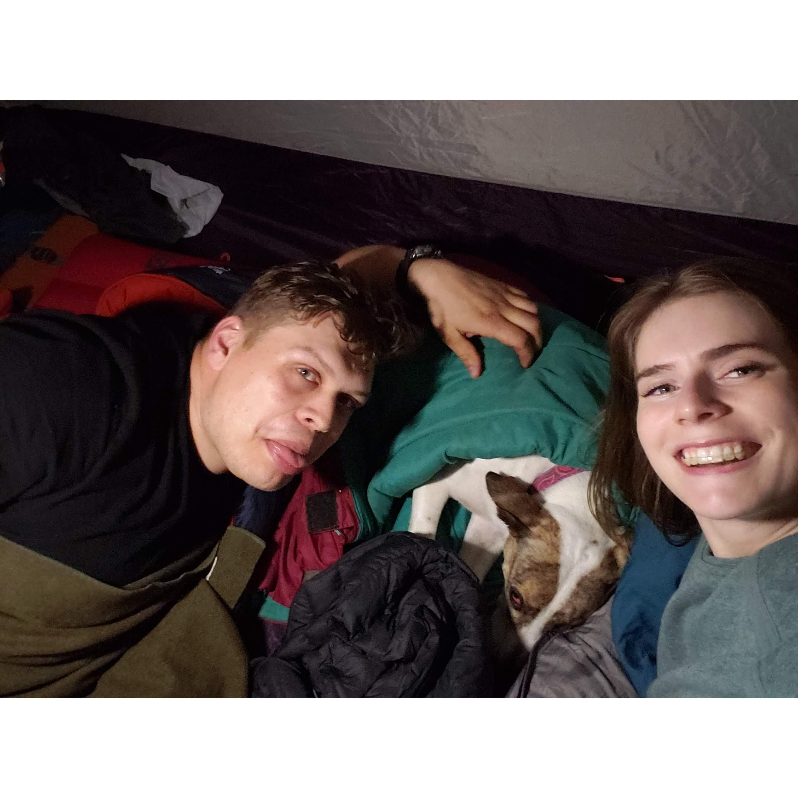 Camping with our Pinta