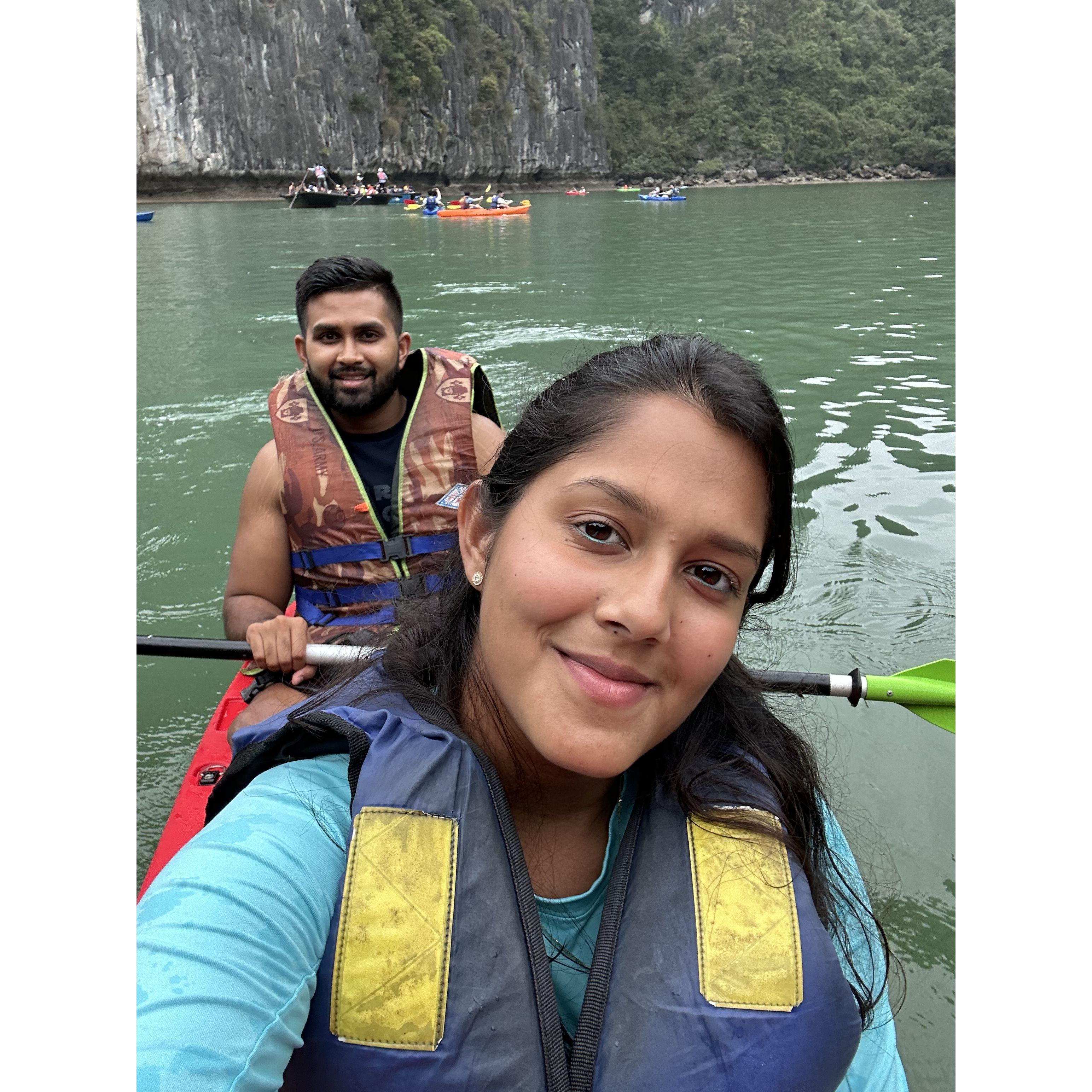 Being spontaneous and kayaking 🇻🇳 🚣‍♂️