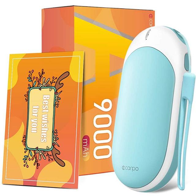 Hand Warmers Rechargeable, 9000mAH Electric Handwarmer Winter Warm Portable Hands Heater for Men and Women, Outdoor Indoor Camping/Fishing/Cycling/Motorcycling/Skiing