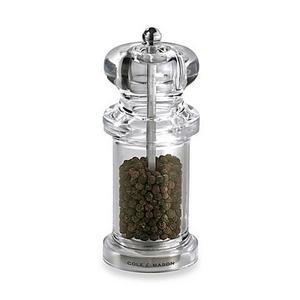 Cole & Mason 505 Clear Acrylic Pepper Mill