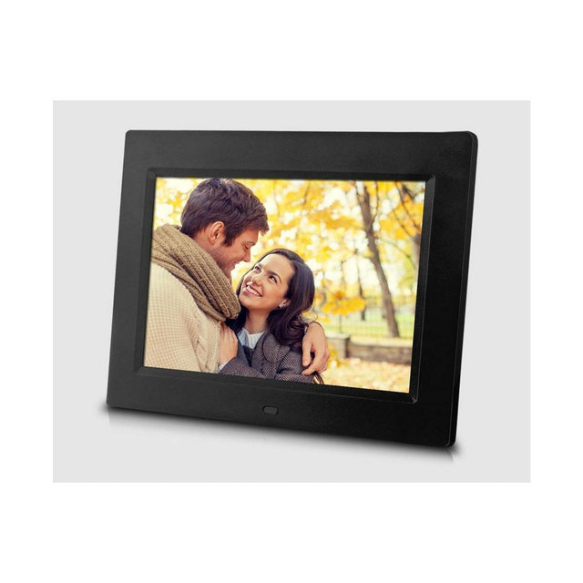 Sungale 8 inch Digital Photo Frame, Black, 800x600 - Photo/Video/Music Support