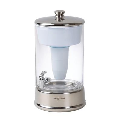 ZeroWater 40 Cup Glass Water Pitcher with Ready-Pour® + Free Water Quality Meter