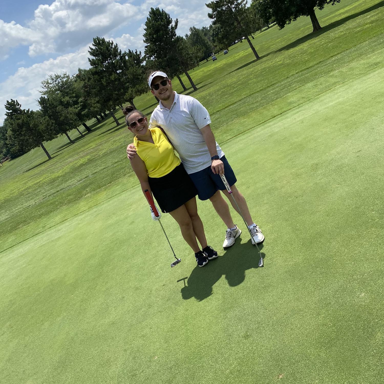 Emma got to experience Austin’s love of golf