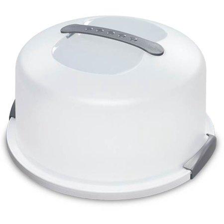 Sterilite Cake Server in White
