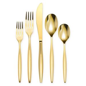 Olivia & Oliver Madison 20-Piece Flatware Set in Gold