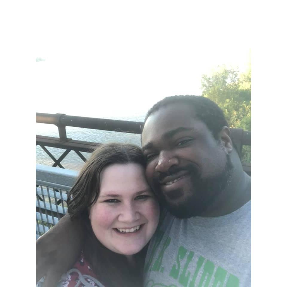 Here's us walking to Arkansas from Memphis, Tennessee!