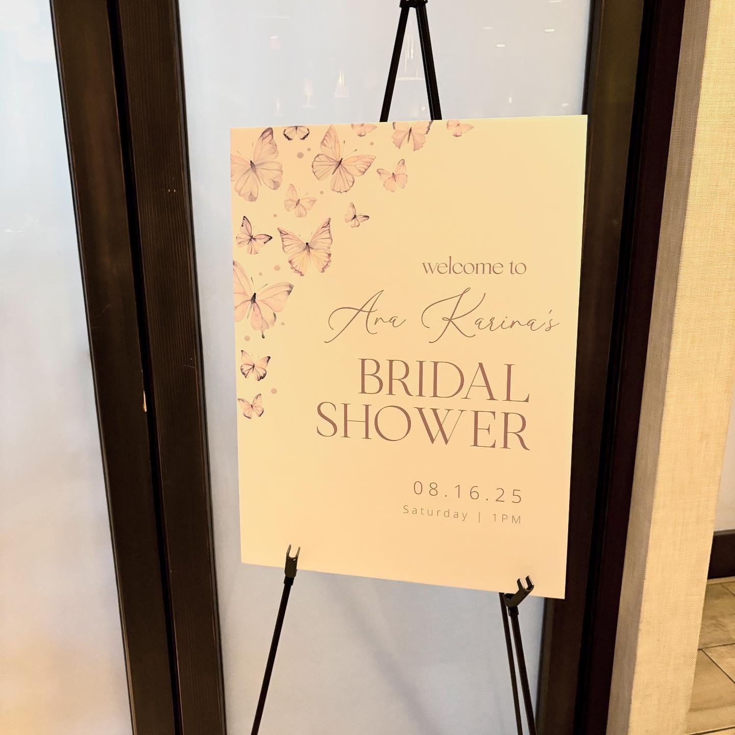 Bridal shower at Cooper’s hawk, Doral FL, on August 16, 2025