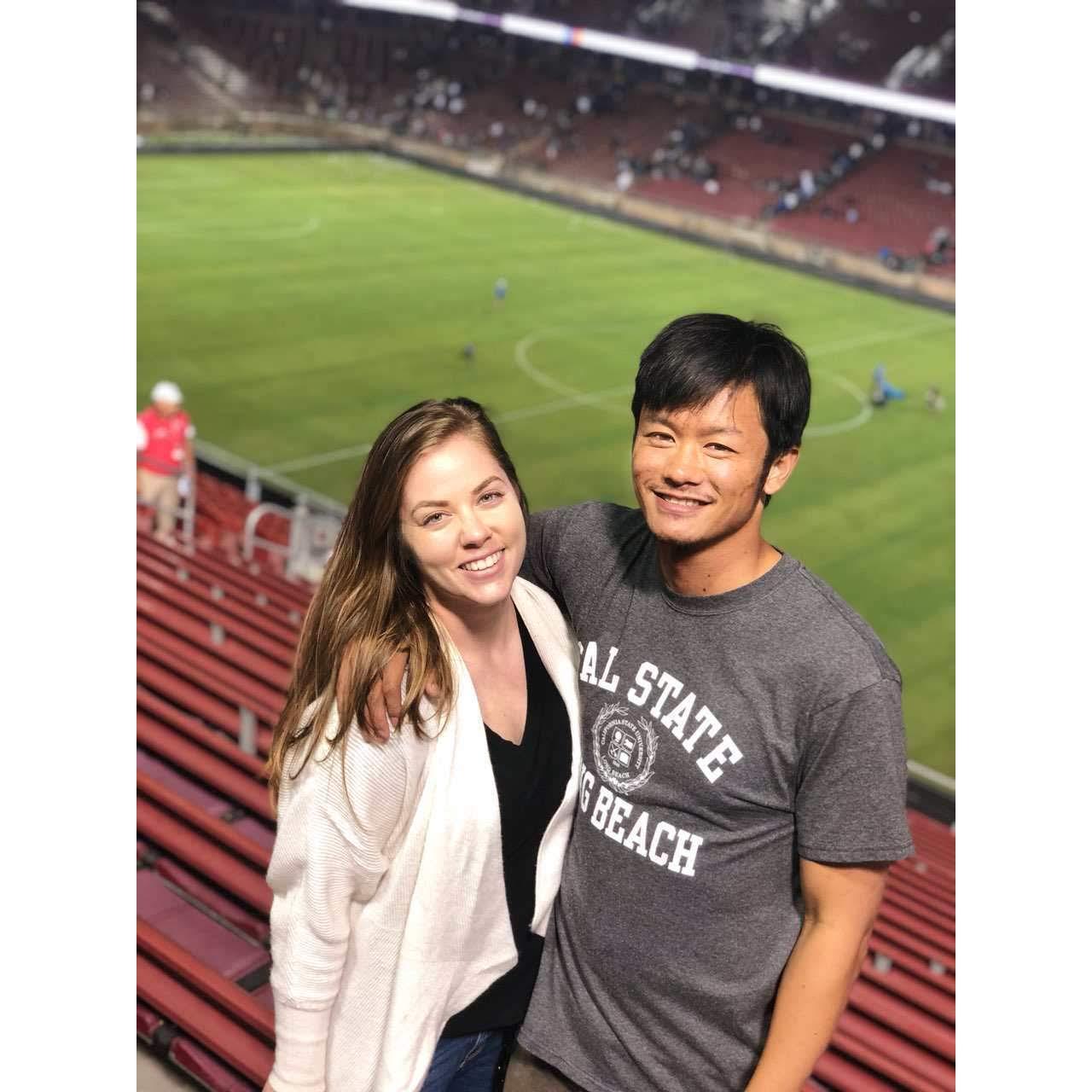 6.30.2018. San Jose Earthquakes tickets, complements of Sutter Health. 
Photo cred - Mikey.