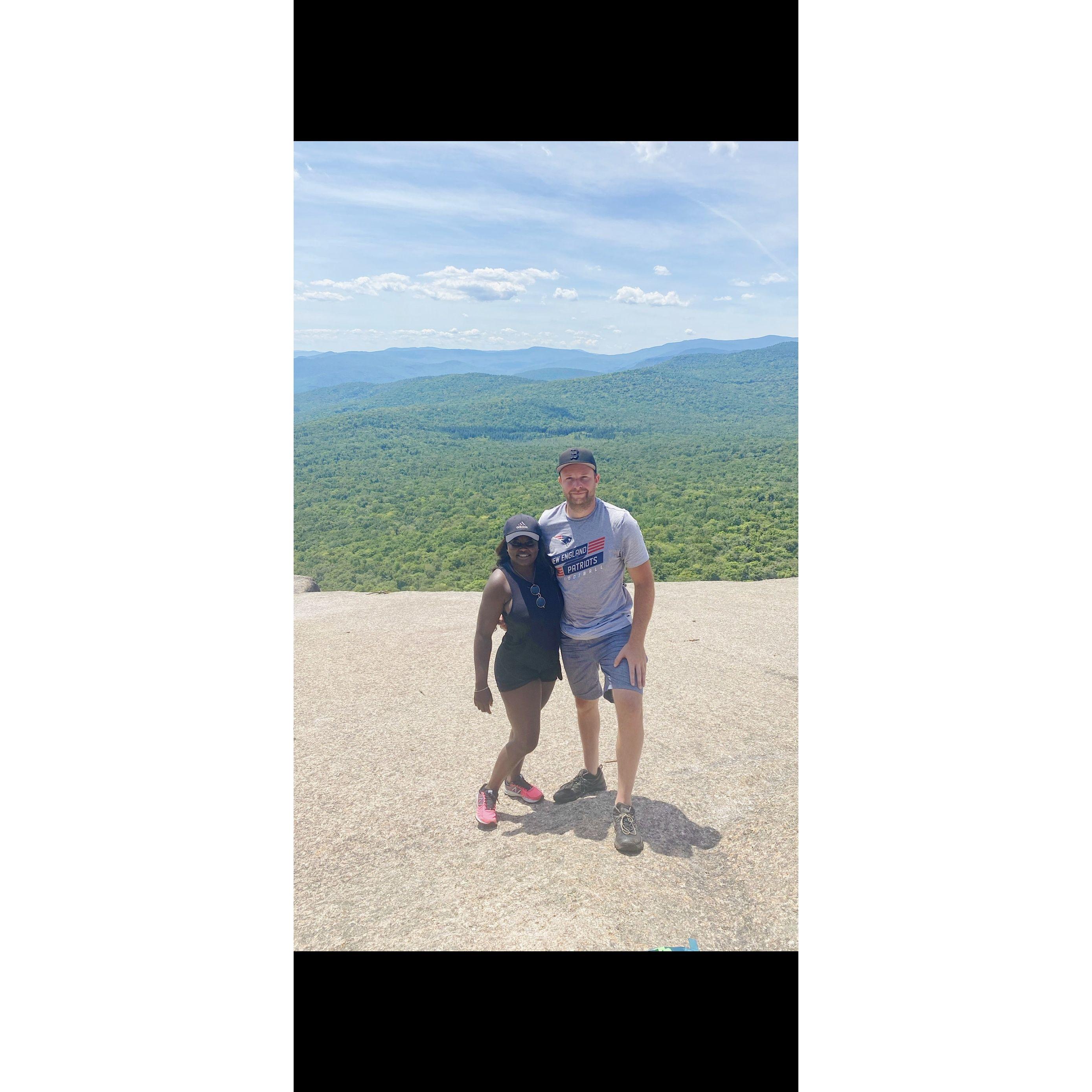 Our first hike in the white mountains