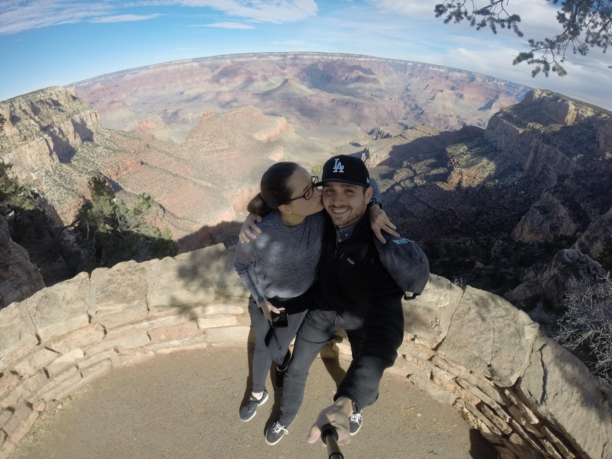 2018: A stop at the Grand Canyon during our cross country trip from Virginia to California