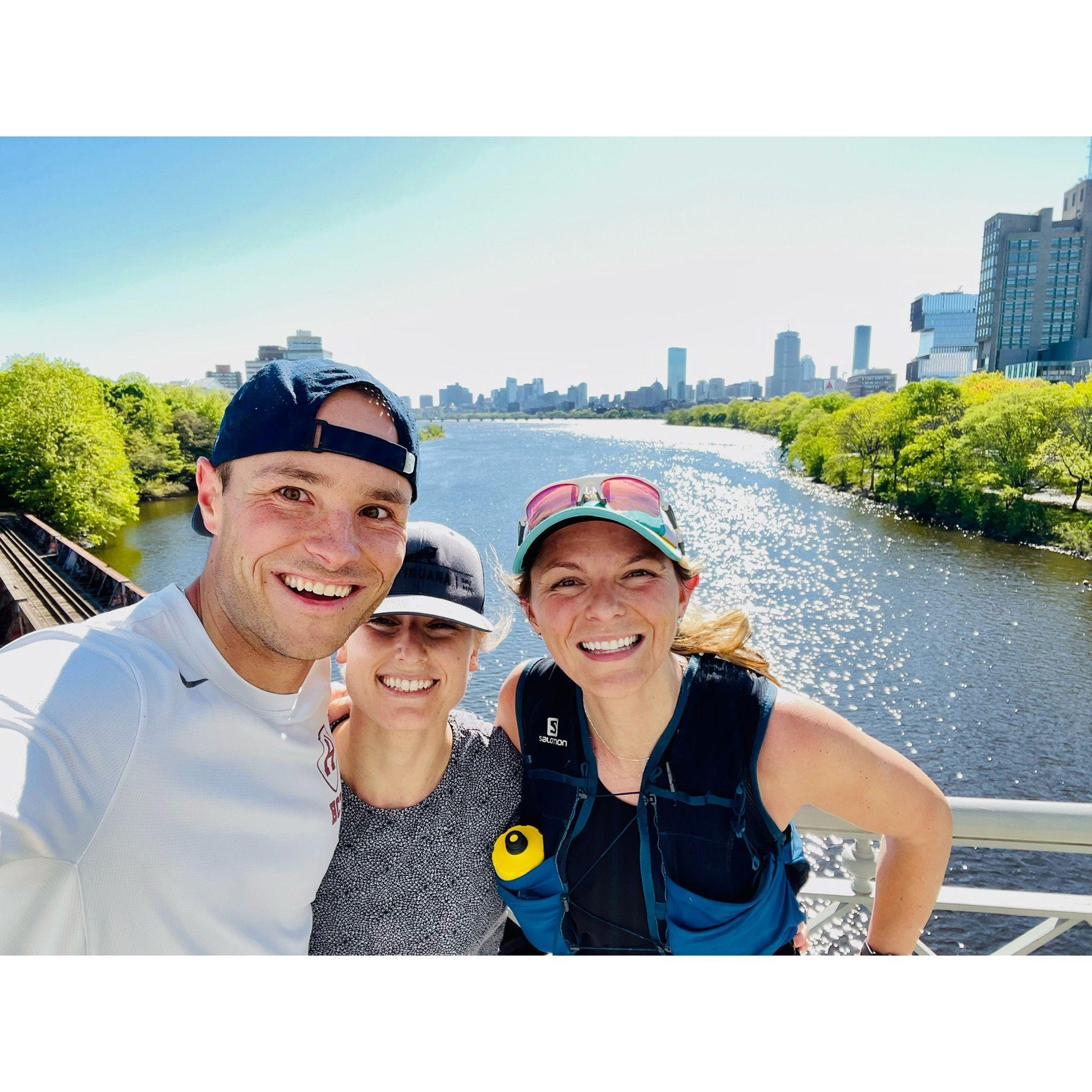 Charles River run with Kirstin