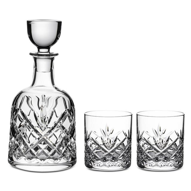 Waterford Marquis by Waterford 3 Piece Patterson Decanter & Tumbler Set