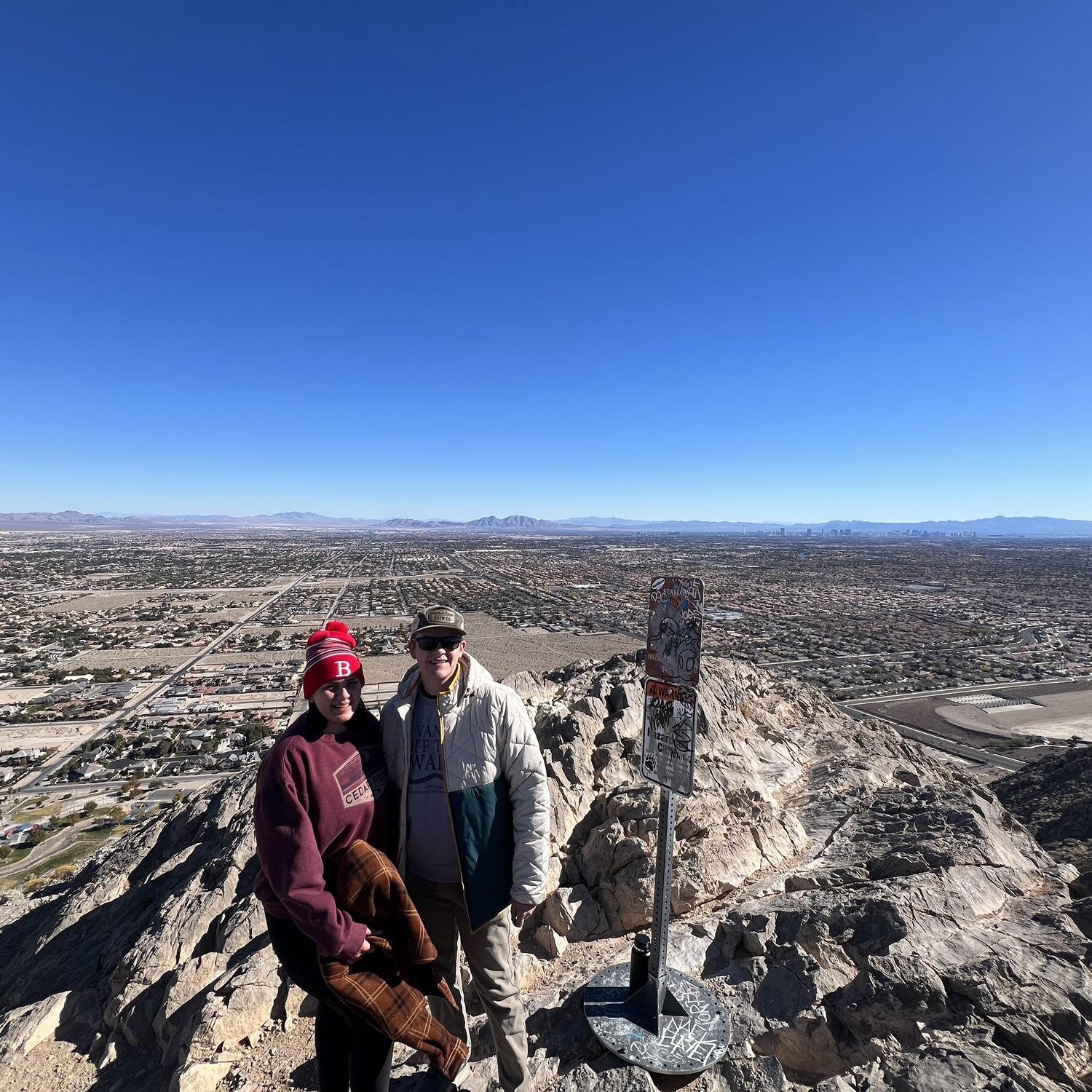Hike with one of Melanie’s coworkers! Just a little over 3 miles and 550ft of elevation.