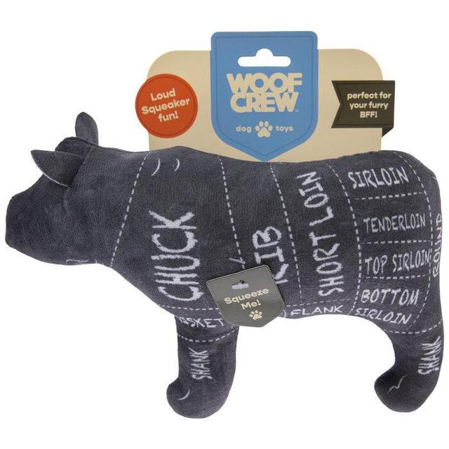 Let's Meat Up Squeaking Dog Toy