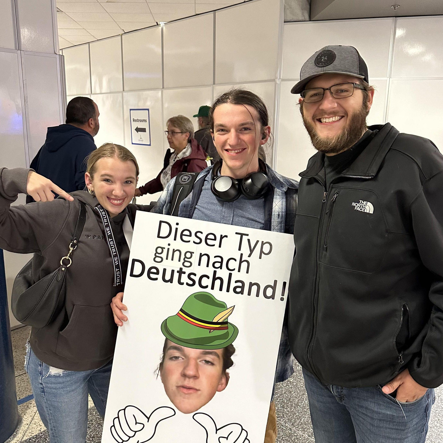When Drew got back from Germany