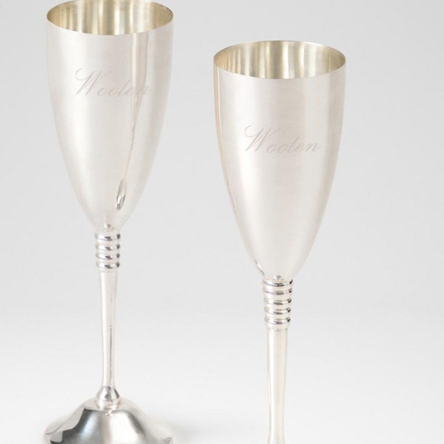 Celebration Silver Flutes, Set of 2