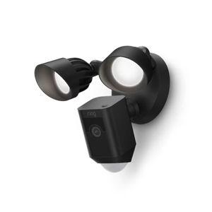 Ring Floodlight Cam Wired Plus - Smart Security Video Camera with 2 Motion-Activated LED Floodlights, 2-Way Talk, Color Night Vision, Black