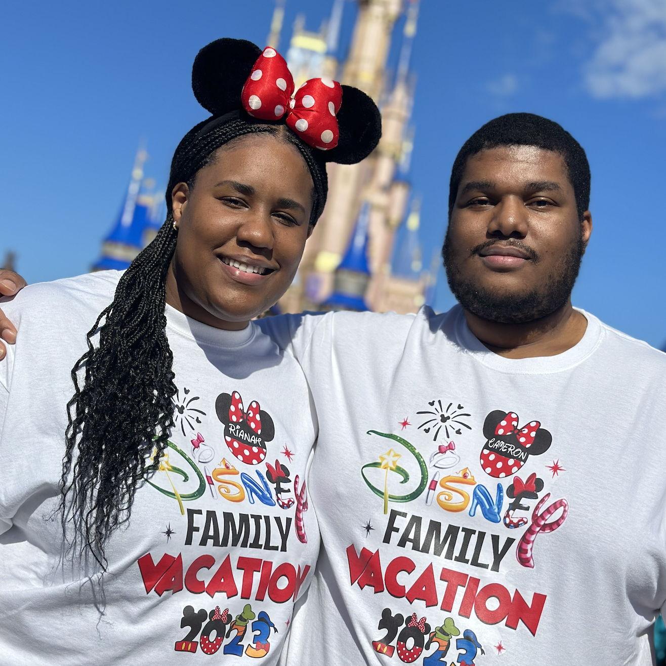 Rianah’s family goes to Orlando every year for the holidays, and this was the first year Cameron joined.