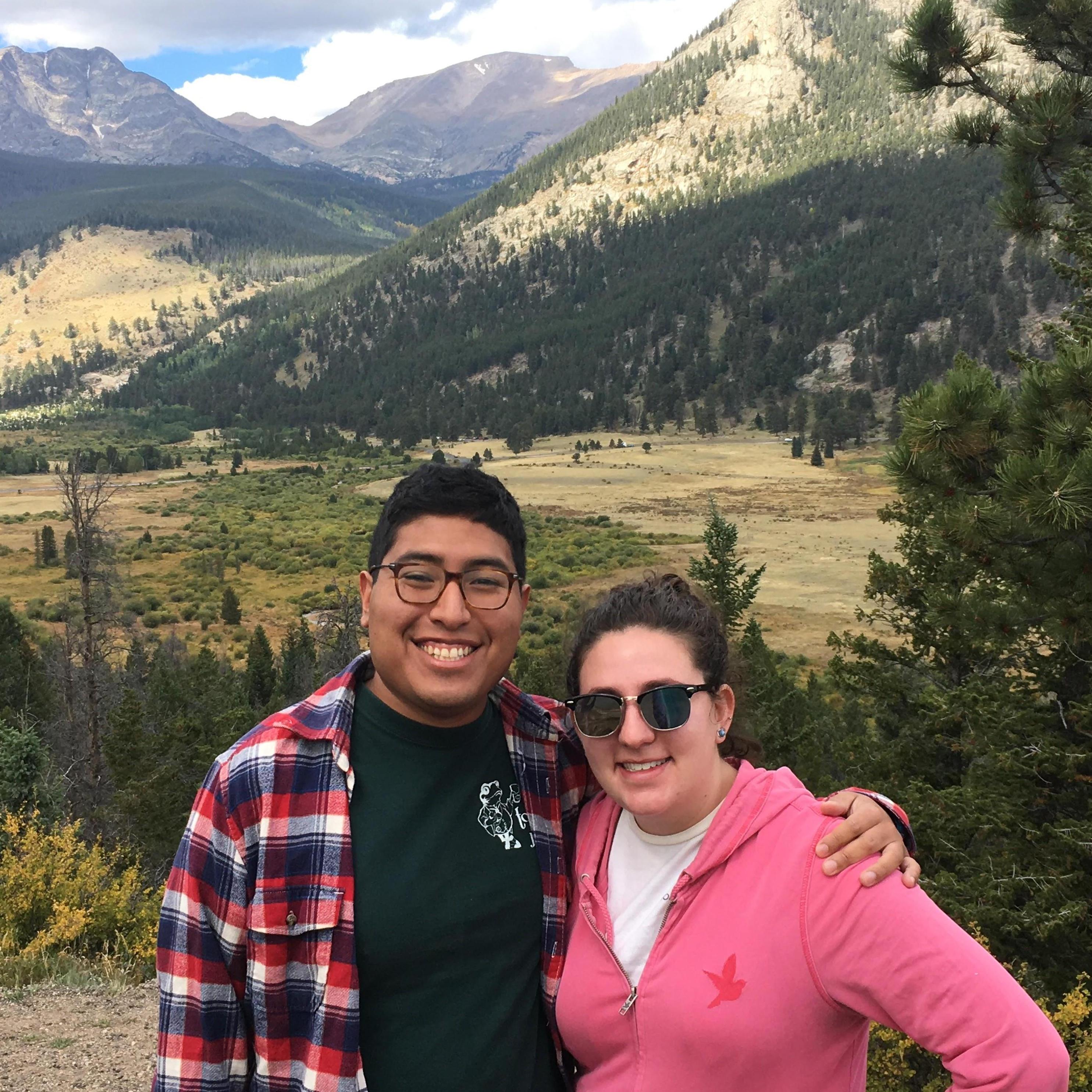 Jake's first trip in Colorado! This picture was taken at Rocky Mountain National Park.