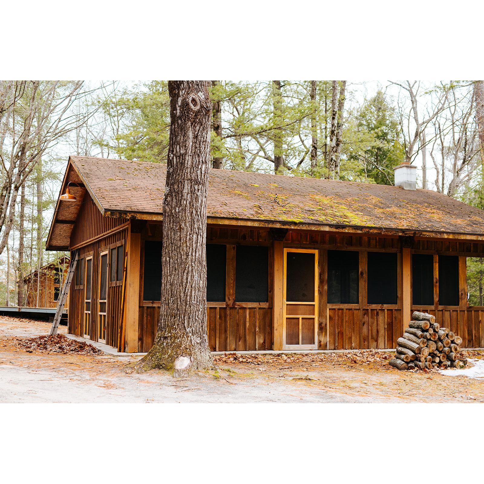 Cabins with no electricity