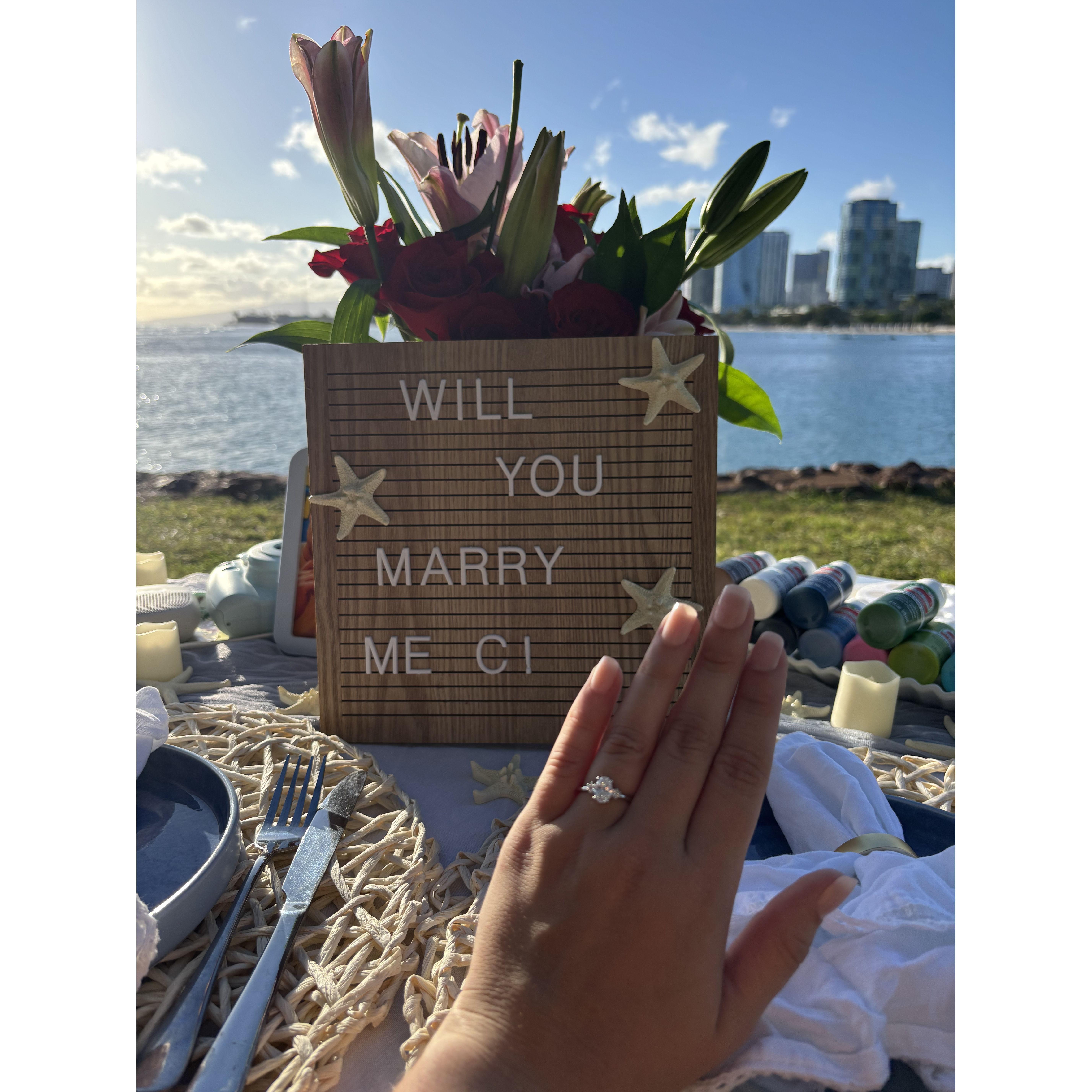 The Proposal!