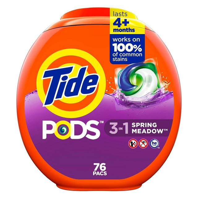 Tide Pods Laundry Detergent - Spring Meadow - 76ct