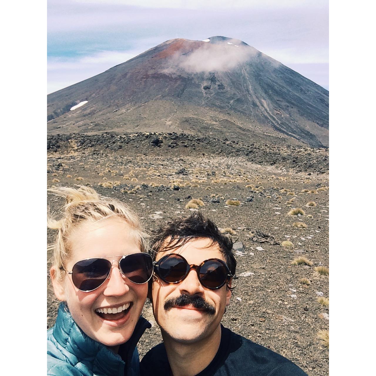Tongariro Crossing hike to Mt. Doom in New Zealand, 2015