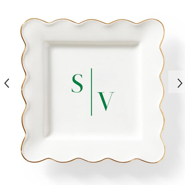 Scalloped Ceramic Catchall