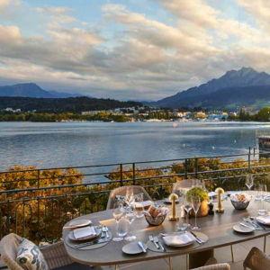 Dinner along Lake Lucerne