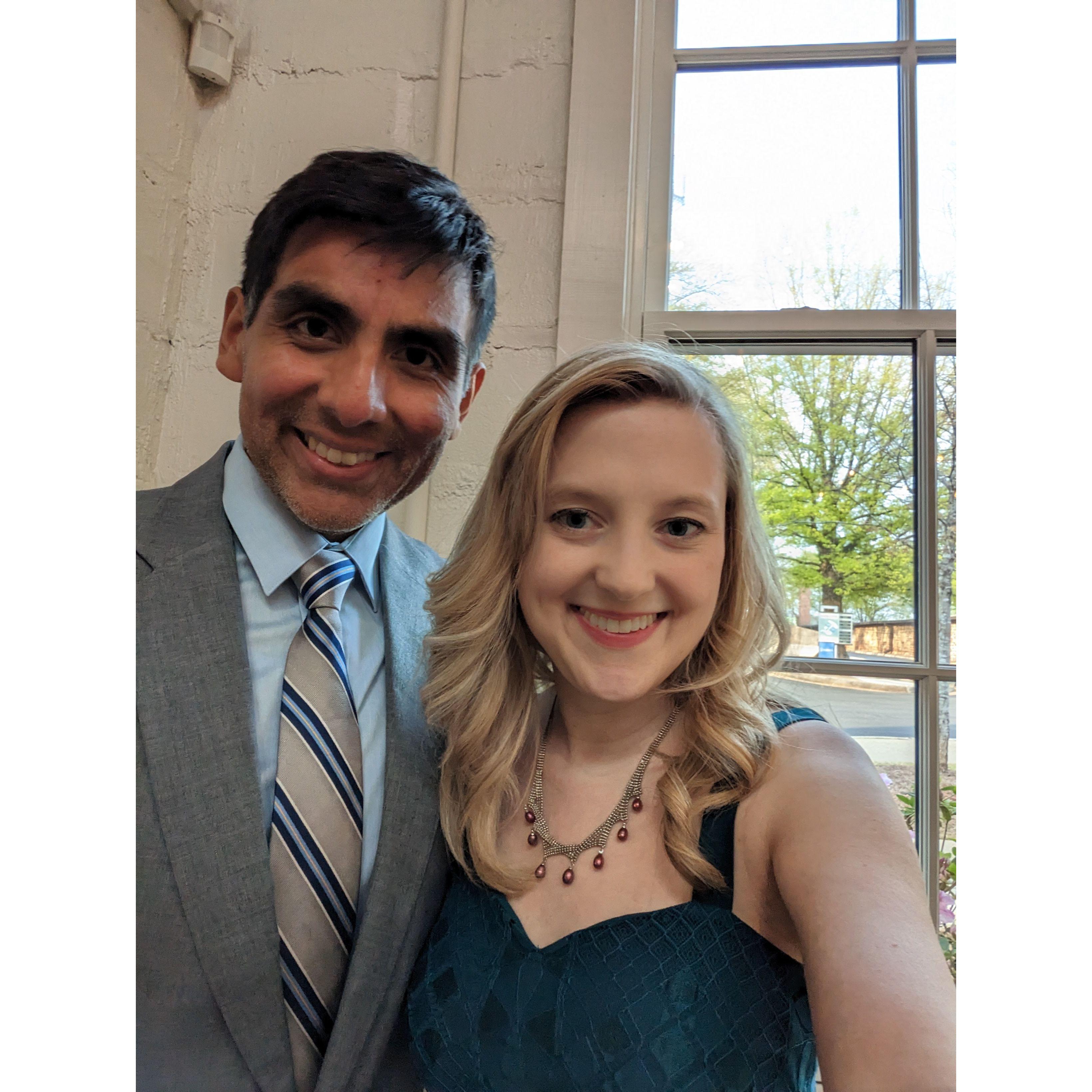 Our first photo together!