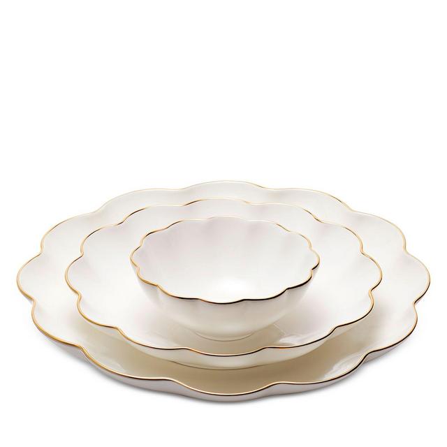 AERIN Scalloped Nesting Serving Dishes, Set of 3