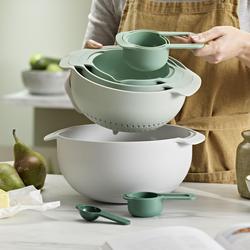 Joseph Joseph Nest 9-Piece Food Prep Set with Mixing Bowls and Measuring Cups