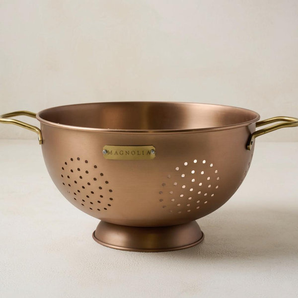 Copper and Brass Colander